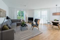 Wohnzimmmer Strandhaus Seeblick