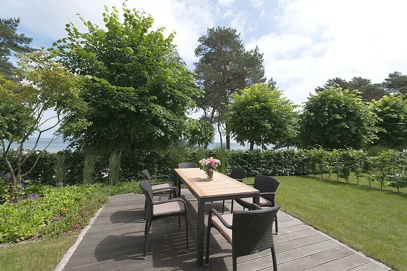 terrasse villa seeblick binz