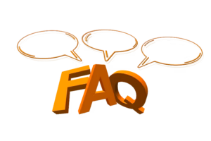 faq und sprechblasen